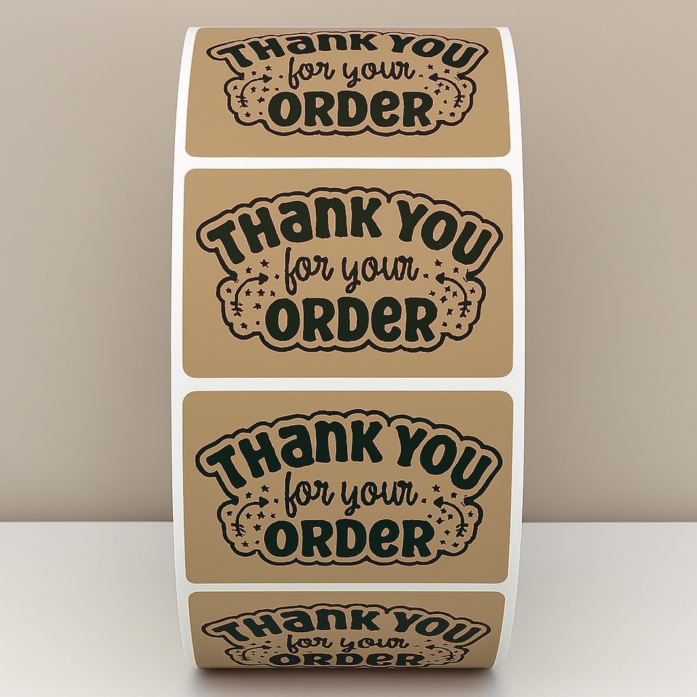 Thank You For Your Order Stickers Labels Packaging Small Business